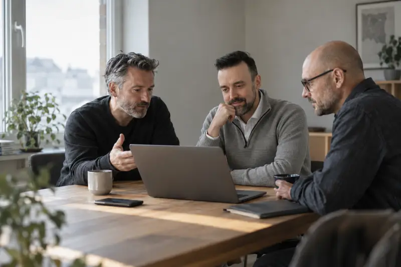 Image of people at work (AI)
